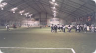 Indoor soccer field